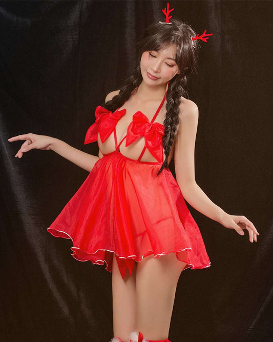 性感聖誕睡裙套裝 BestCouple HongKong