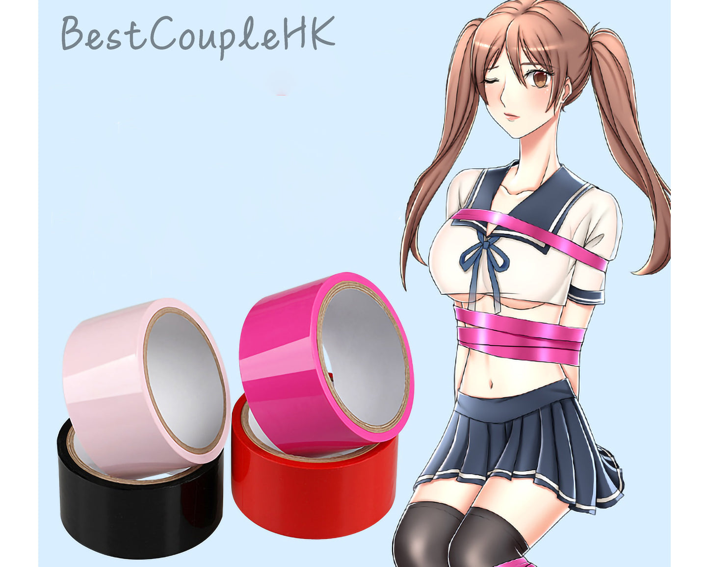 情趣玩具 靜電膠帶 黑色 BestCouple HongKong