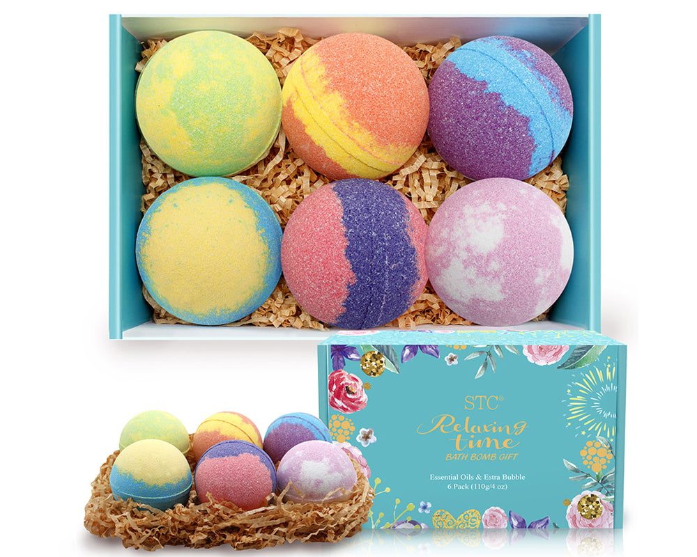 超香沐浴球套裝 六種香味|浴球 泡泡浴 泡澡球 沐浴炸彈|Staycation 旅行必備 BestCouple HongKong