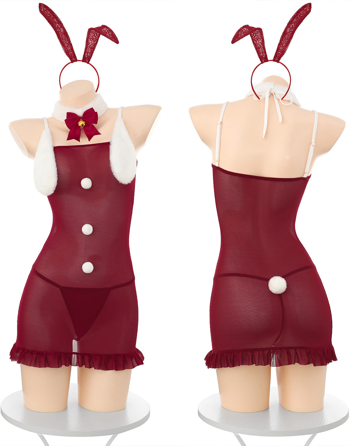 聖誕兔耳奶蓋兔女郎